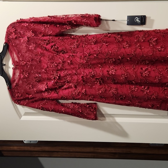 Like New red/maroon dress - Picture 4 of 6